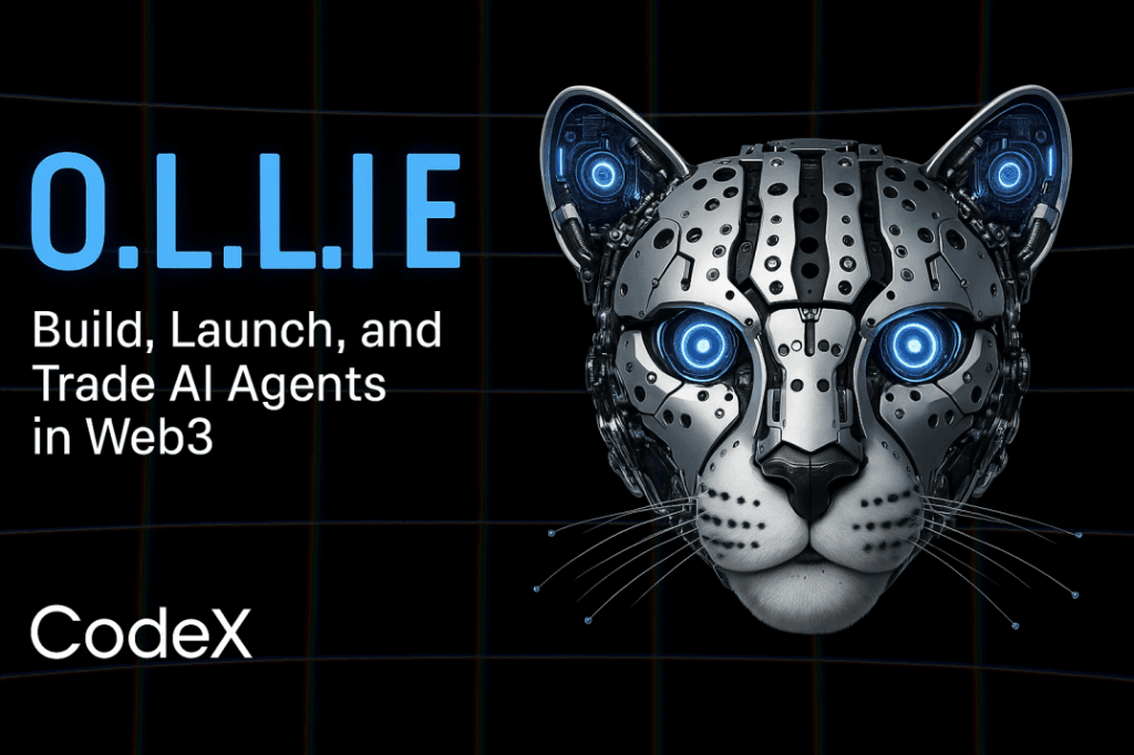 Meet O.L.L.I.E. : CodeX's No-Code AI Agent Backed by COTI That Could Onboard the Next Million Creators into Web3