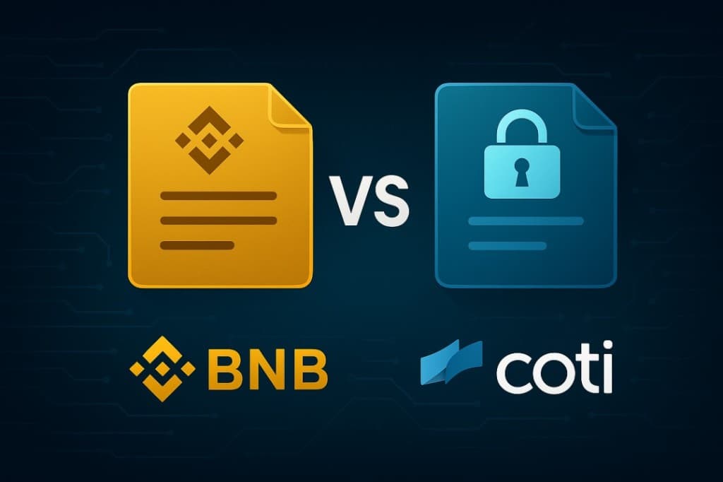 BNB’s Public Smart Contracts vs COTI’s Encrypted Smart Contracts: What’s the Future?