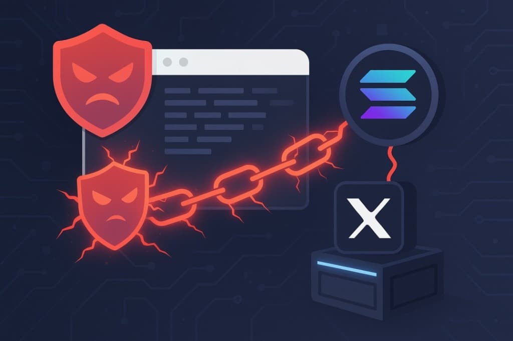 Malicious Chrome Extension Skims Solana Swaps With Hidden Transfers From X Traders
