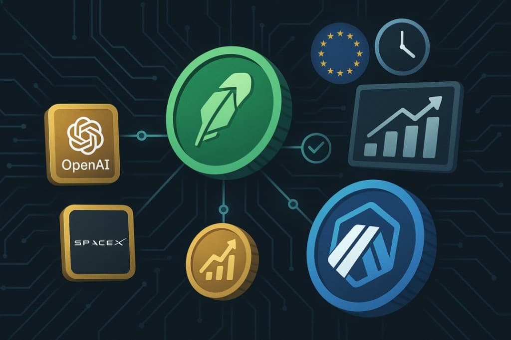 Robinhood Tokenizes U.S. Stocks on Arbitrum — EU Users Get 24/7 Access, Own L2 Blockchain on the Way