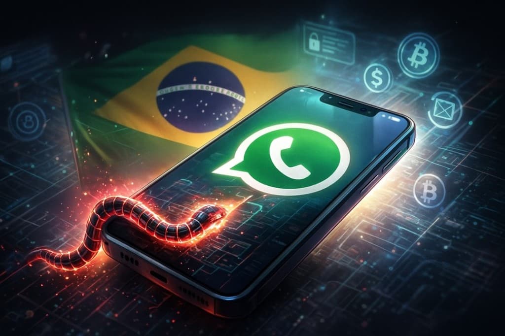 WhatsApp Malware Campaign Targets Brazilian Crypto Users With Banking Trojan and Worm Attack