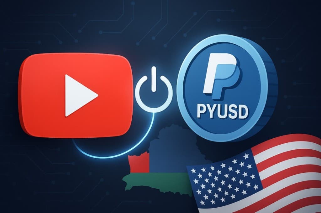 YouTube Switches On PYUSD Payouts for US Creators, Marking a Big Shift in Stablecoin Adoption