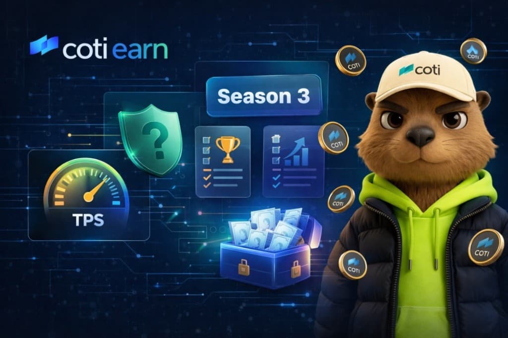 COTI Earn Season 3 Explained: Rewards, TPS, Missions, and How It Works