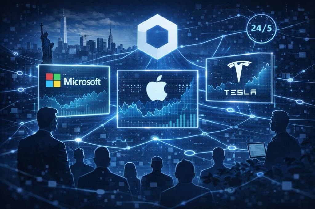 Chainlink Pushes U.S. Stocks Onchain With 24/5 Equities Data Coverage