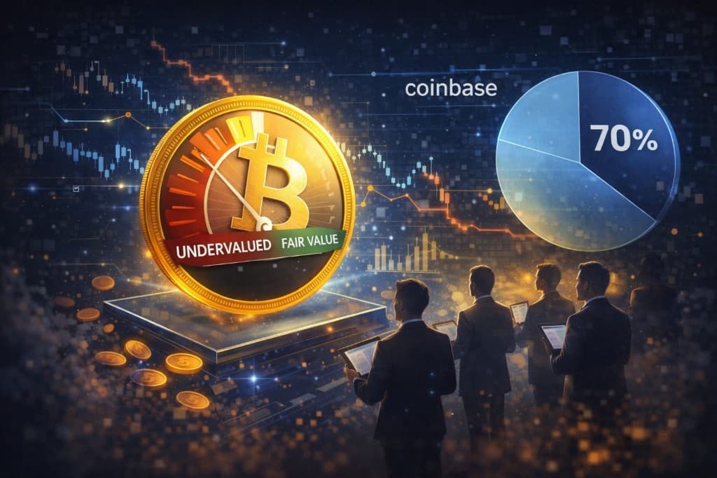Bitcoin Seen as Undervalued by 70% of Institutional Investors : Coinbase Report 