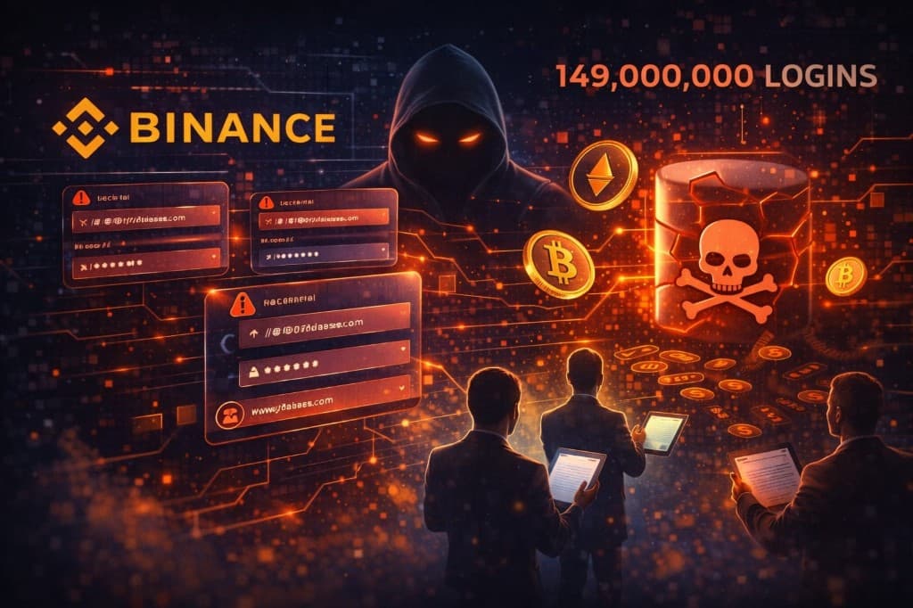 149M Stolen Logins Exposed: Binance and Crypto Users Caught in Massive Infostealer Data Leak