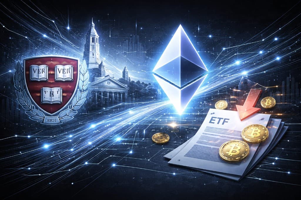 Harvard University Adds Ethereum to Portfolio, Sells 1.5M Bitcoin ETF Shares
