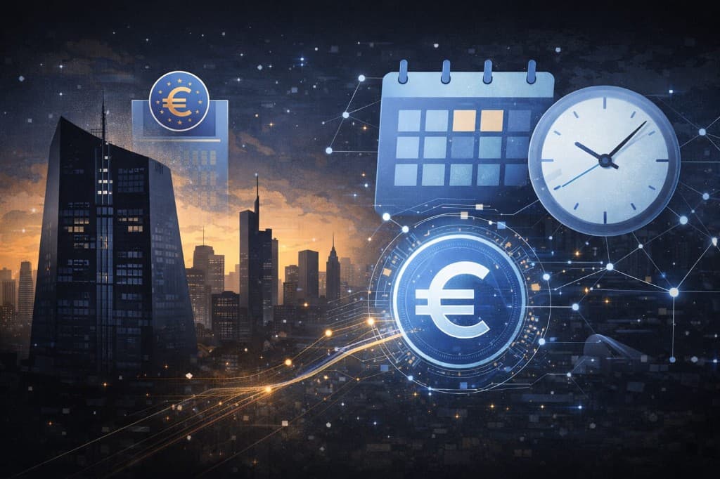 ECB Sets 2027 Digital Euro Pilot Timeline as PSP Selection Begins in Q1 2026