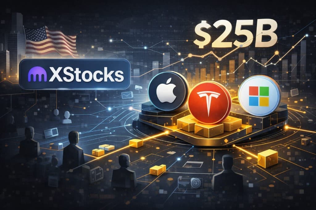 Kraken's xStocks Cross $25B in Volume as Tokenized US Equities See Surge in Onchain Holders